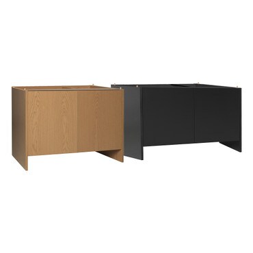 HabiStat Black and Oak Cabinet